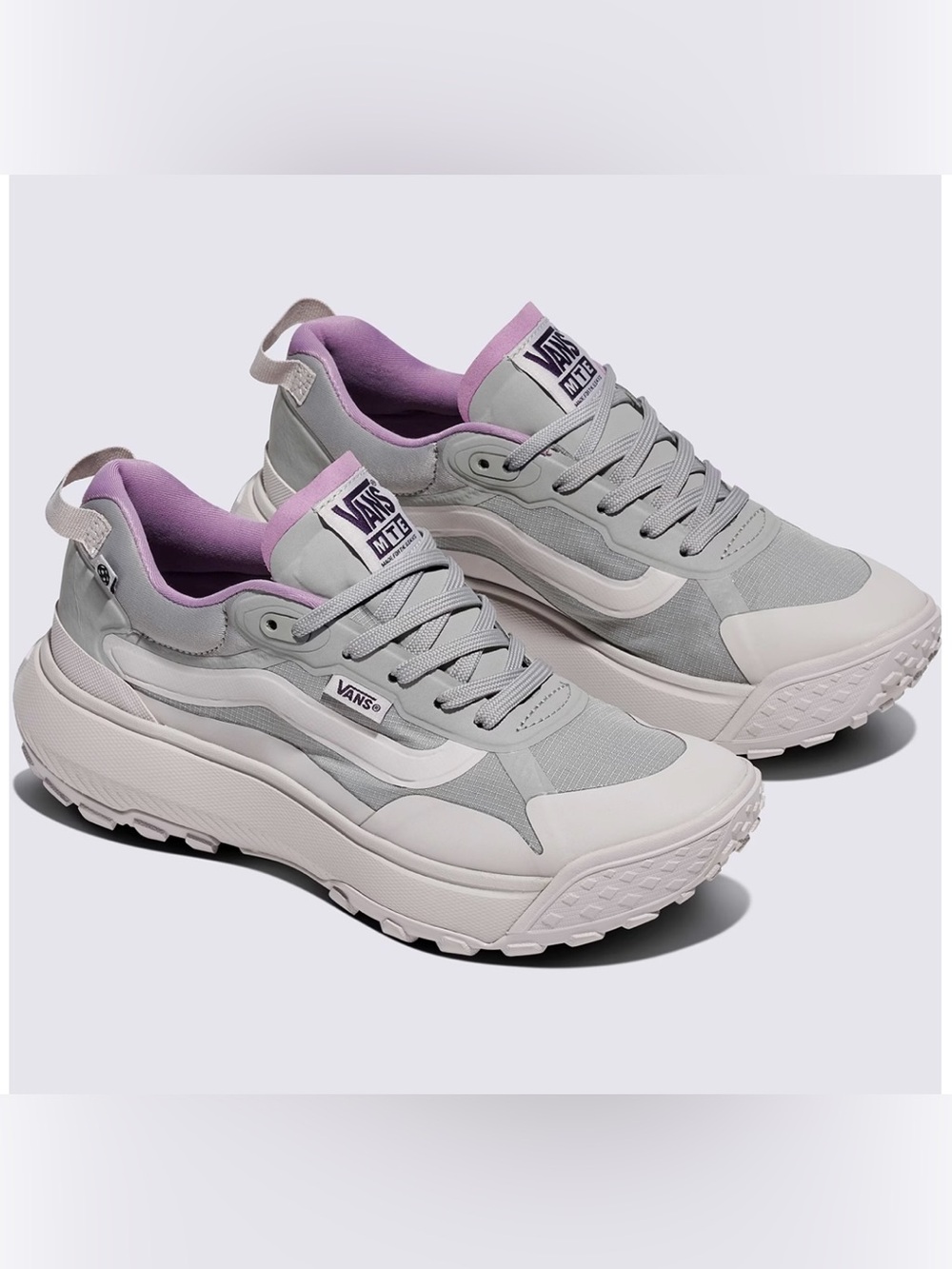 VANS MTE crosspath gray purple hiking outdoor shoes sneakers women’s 7 new